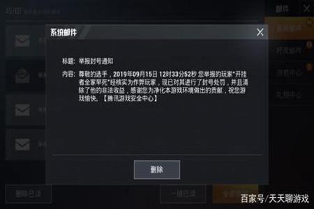 和平精英外挂正在玩游戏被封号(和平精英外挂巡查被封号)