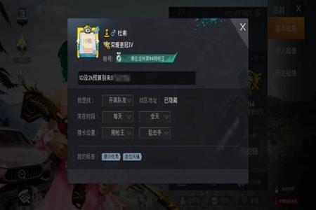名片挂什么文字秒掉和平精英(怎么隐藏名片和平精英)
