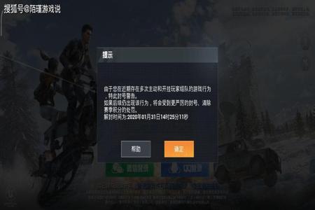 和平精英开挂被封号的bgm